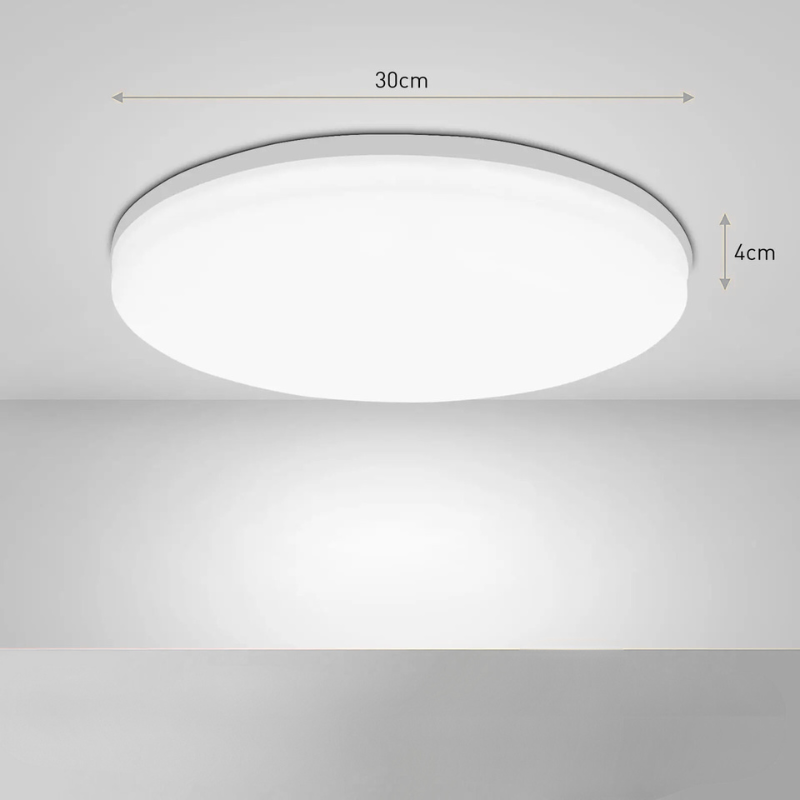 Plafonnier rond minimaliste pour chambre