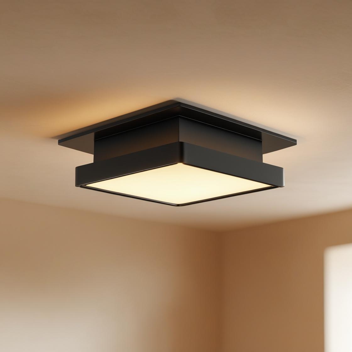 Plafonniers noir