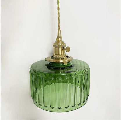 Plafonnier chambre vintage en verre style nordique