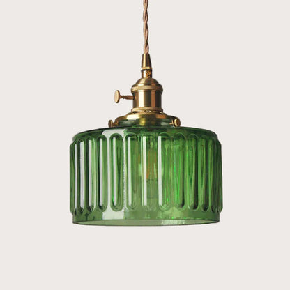 Plafonnier chambre vintage en verre style nordique