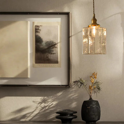 Plafonnier en verre pour salon moderne