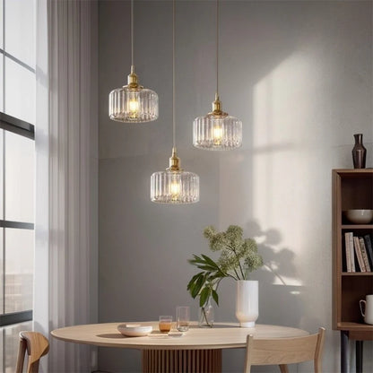 Plafonnier chambre vintage en verre style nordique