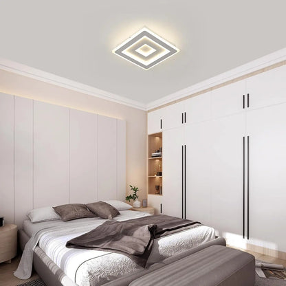 Plafonnier chambre carré lumineux