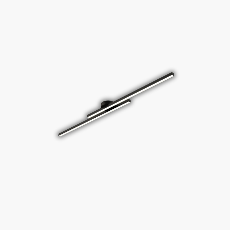 Plafonnier moderne extra fin en aluminium