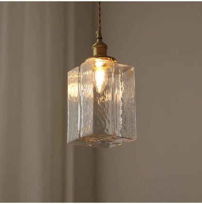 Plafonnier en verre pour salon moderne