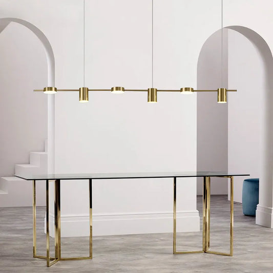 Plafonnier moderne suspendu 5 lumières