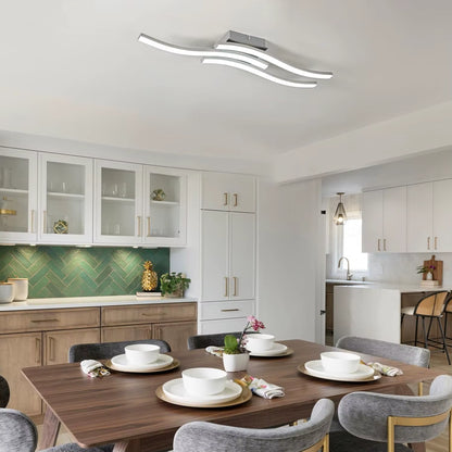 Plafonnier chambre design incurvé