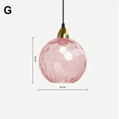 Plafonnier en verre moderne suspendu