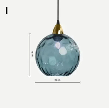 Plafonnier en verre moderne suspendu