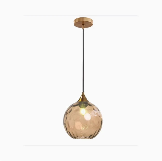 Plafonnier en verre moderne suspendu