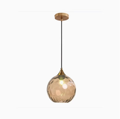 Plafonnier en verre moderne suspendu