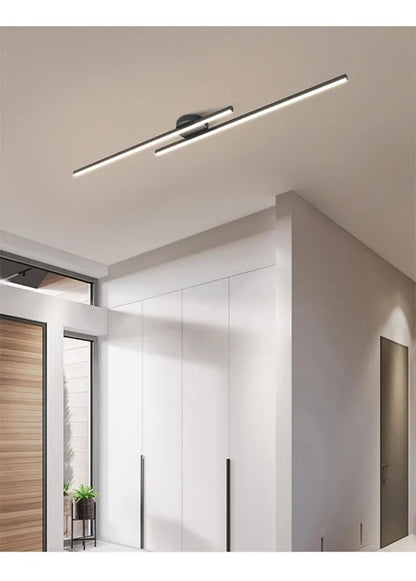 Plafonnier moderne extra fin en aluminium