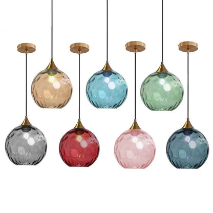 Plafonnier en verre moderne suspendu