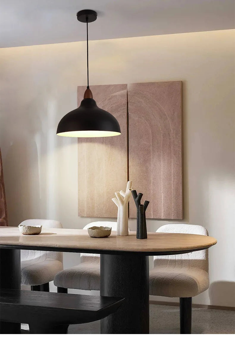 Plafonnier salon style nordique en forme de pot
