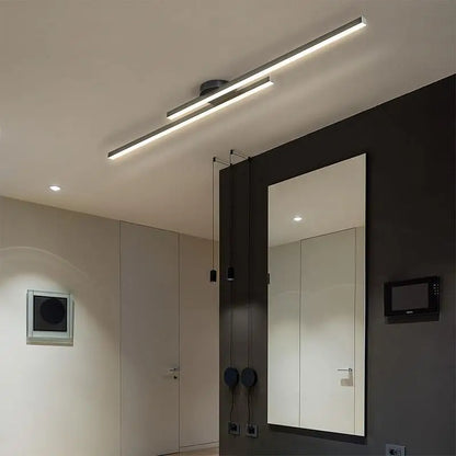 Plafonnier moderne extra fin en aluminium