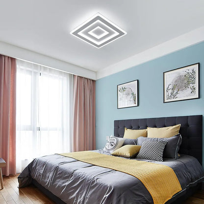 Plafonnier chambre carré lumineux