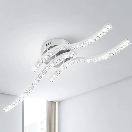 Plafonnier chambre design incurvé