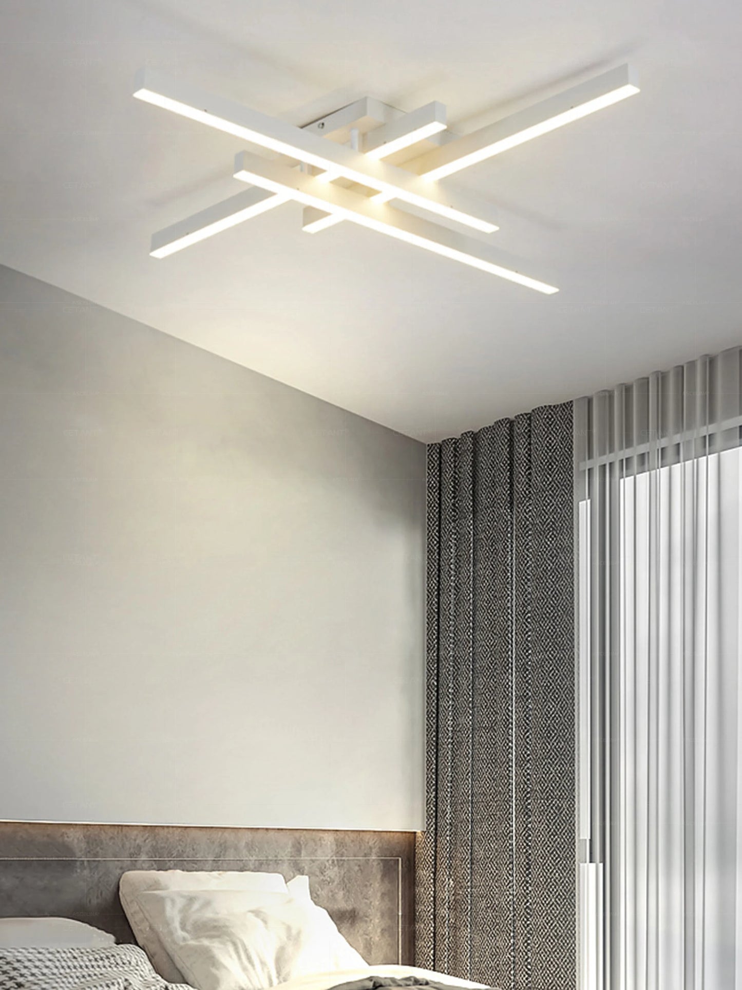Plafonnier chambre moderne LED