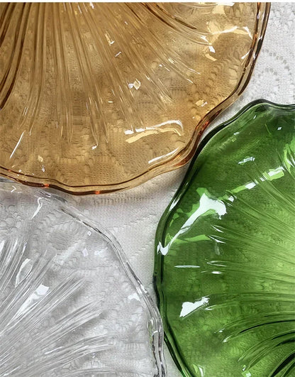 Plafonnier en verre salon vintage