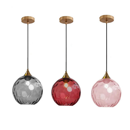Plafonnier en verre moderne suspendu