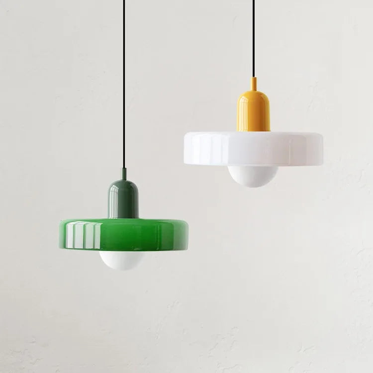 Plafonnier moderne LED en verre style nordique