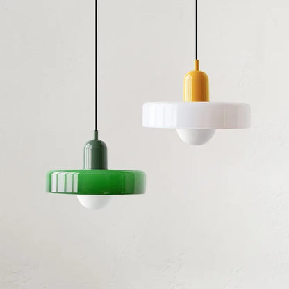 Plafonnier moderne LED en verre style nordique