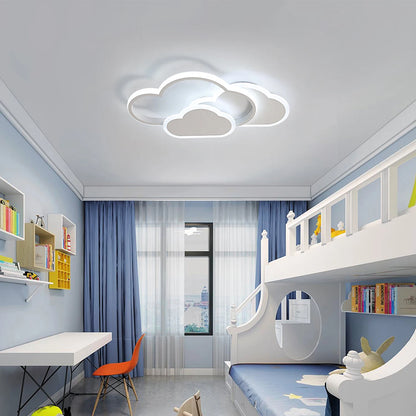 Plafonnier LED salon en forme de nuage