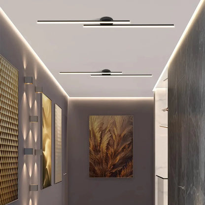Plafonnier moderne extra fin en aluminium