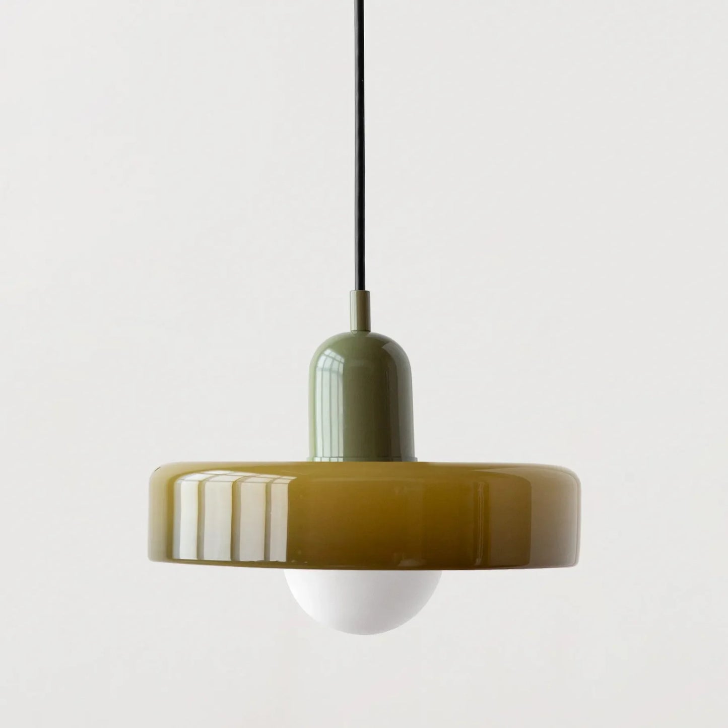 Plafonnier moderne LED en verre style nordique