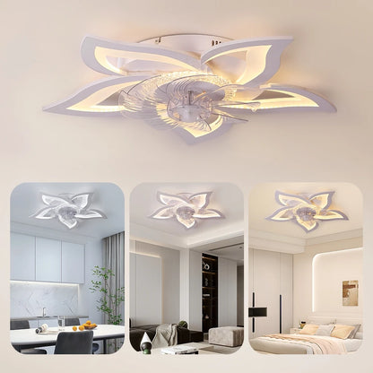 Plafonnier ventilateur moderne pour salon