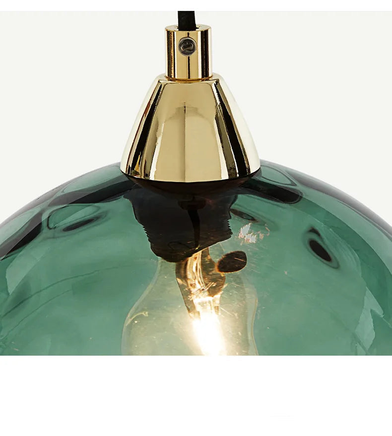 Plafonnier en verre moderne suspendu