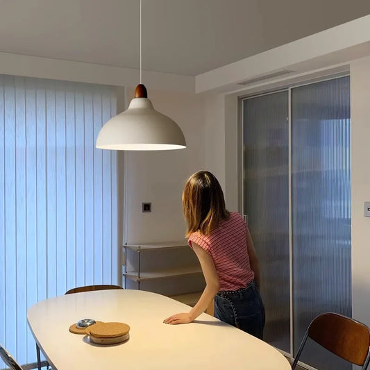 Plafonnier salon style nordique en forme de pot