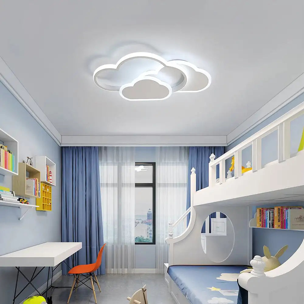 Plafonnier LED salon en forme de nuage