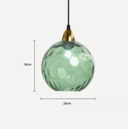 Plafonnier en verre moderne suspendu