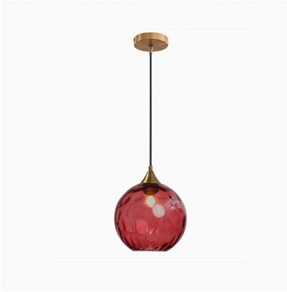 Plafonnier en verre moderne suspendu
