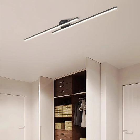 Plafonnier moderne extra fin en aluminium