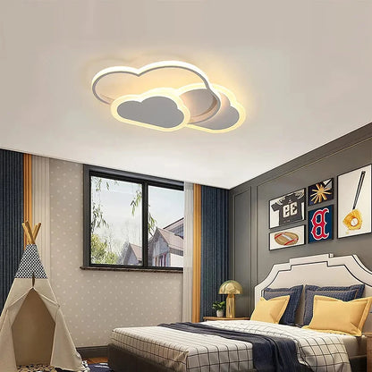 Plafonnier LED salon en forme de nuage