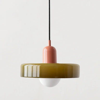 Plafonnier moderne LED en verre style nordique