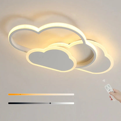 Plafonnier LED salon en forme de nuage