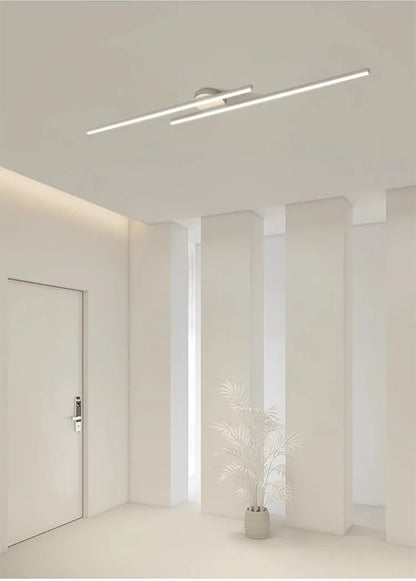 Plafonnier moderne extra fin en aluminium