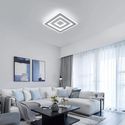 Plafonnier chambre carré lumineux