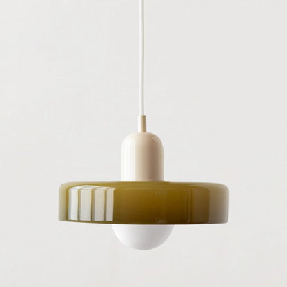 Plafonnier moderne LED en verre style nordique