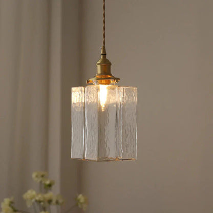 Plafonnier en verre pour salon moderne