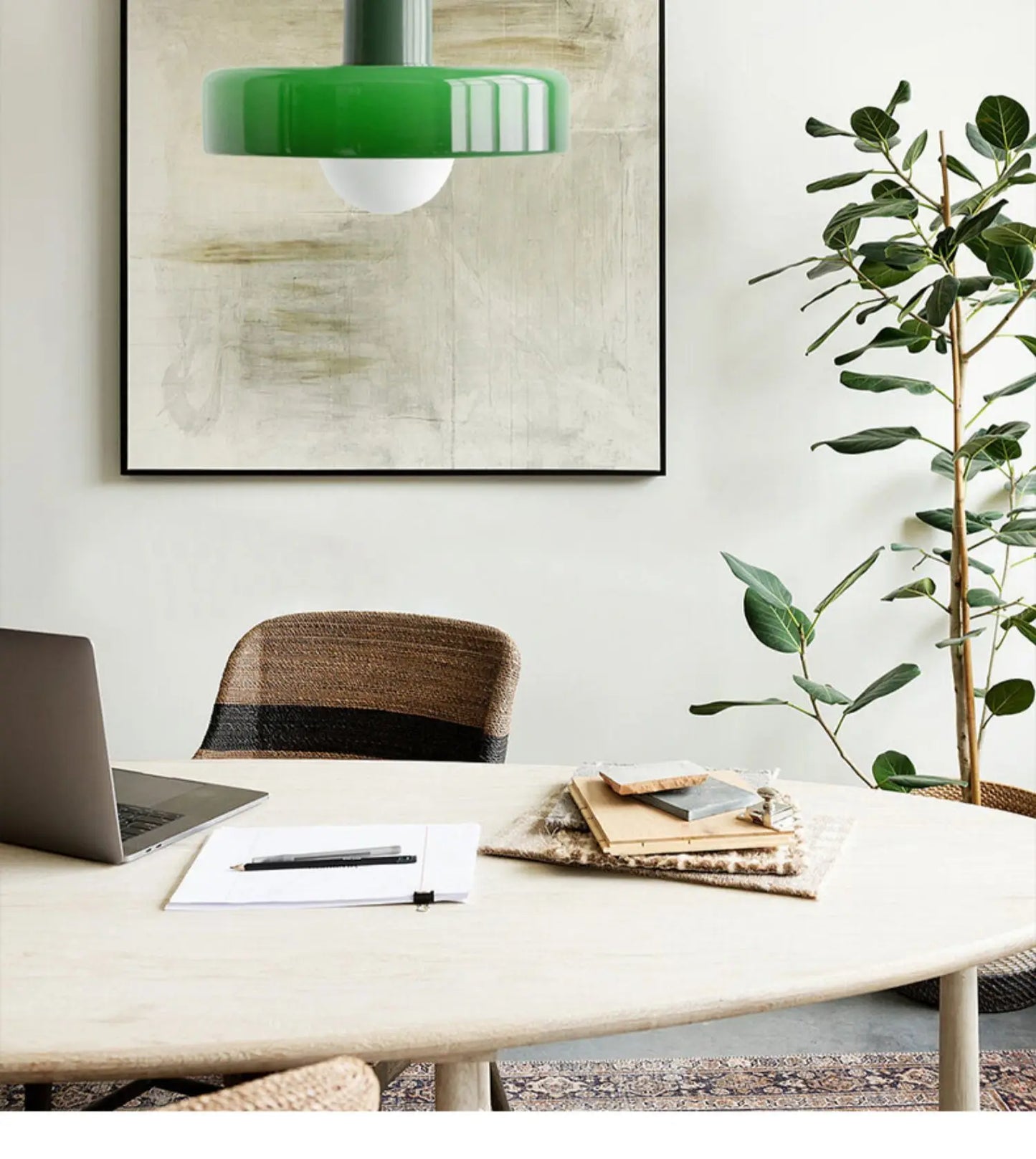 Plafonnier moderne LED en verre style nordique