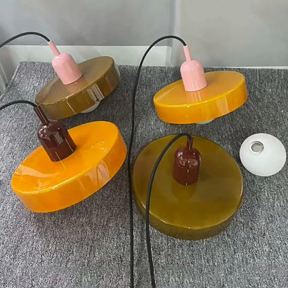 Plafonnier moderne LED en verre style nordique