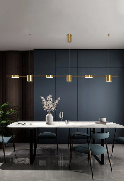 Plafonnier moderne suspendu 5 lumières