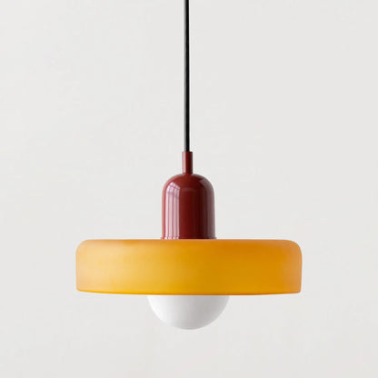 Plafonnier moderne LED en verre style nordique