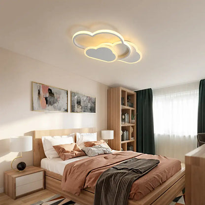 Plafonnier LED salon en forme de nuage